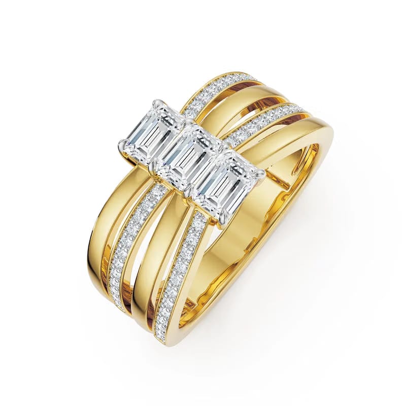 Ribbon Lab Grown Diamond Ring