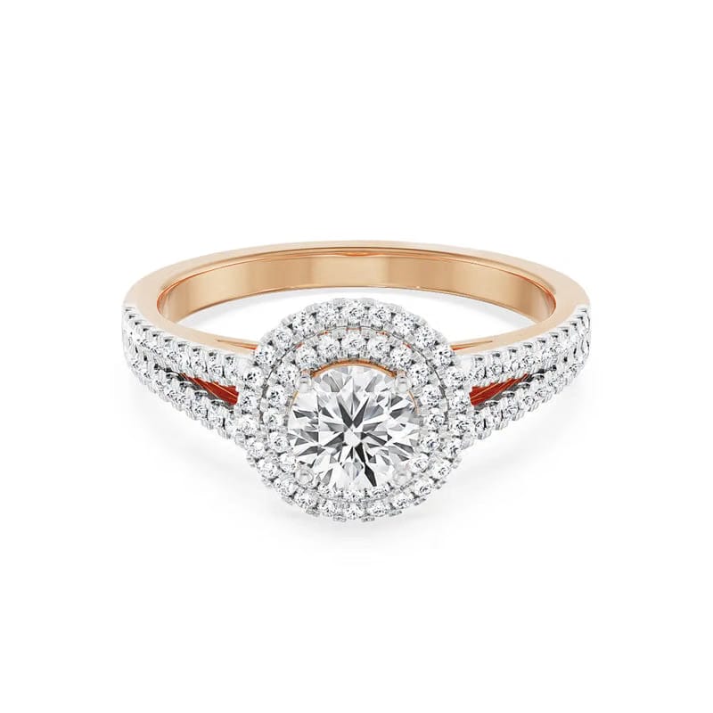 Riha Halo Clustered Diamond Ring