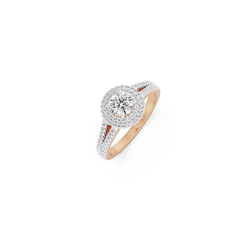 Riha Halo Clustered Diamond Ring
