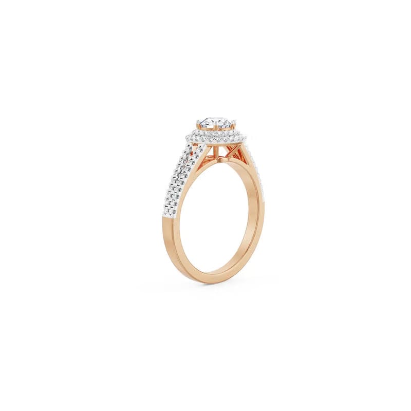 Riha Halo Clustered Diamond Ring