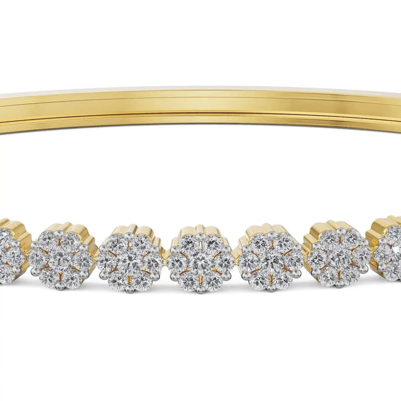 Rosie Clustered Lab Grown Diamond Bracelet