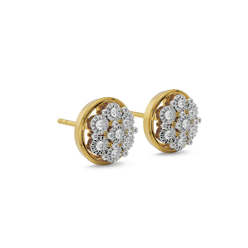 Round Brilliance Lab Grown Diamond Studs 9KT