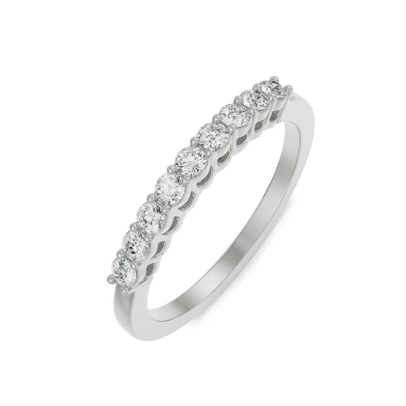 Round Brilliant Diamond Band_in_stock