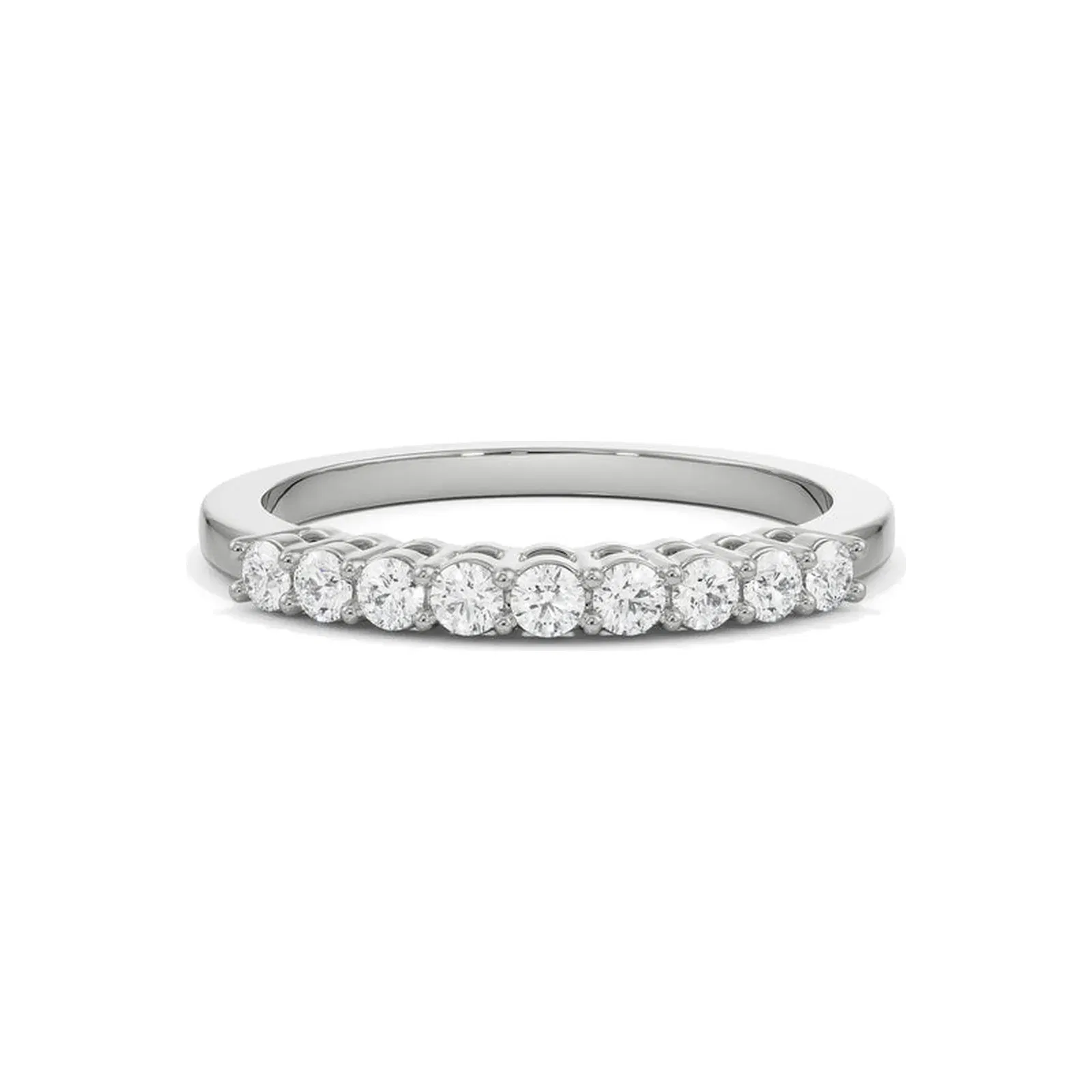 Round Brilliant Diamond Band_in_stock