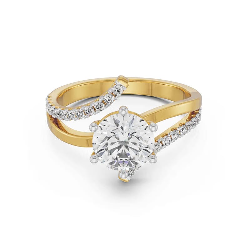 Round Fusion Lab Grown Diamond Ring