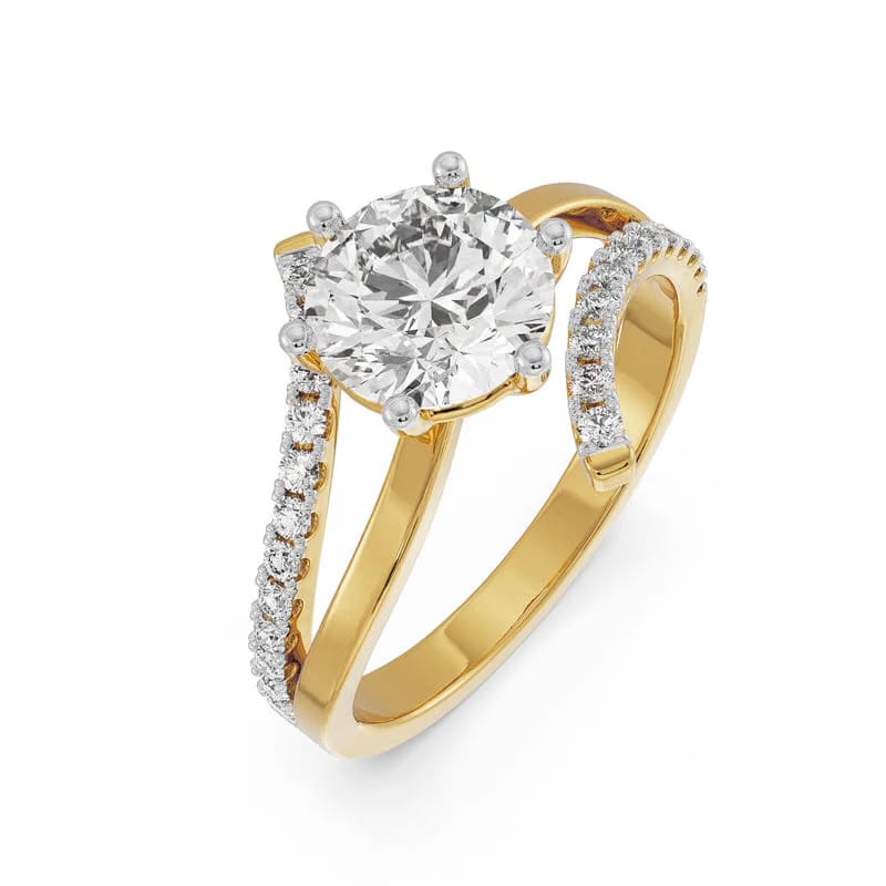 Round Fusion Lab Grown Diamond Ring