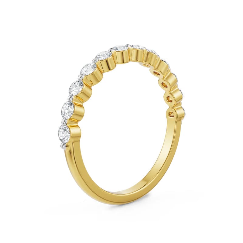 Round Half Lab Grown Diamond Eternity Band 9KT