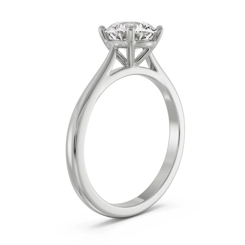 Round Lab Grown Diamond Engagement Ring_in-stock