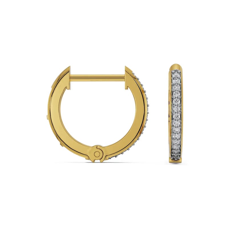 Round Lab Grown Diamond Hoops_in-stock