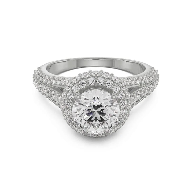 Royal Lab Grown Diamond Halo Ring 9KT