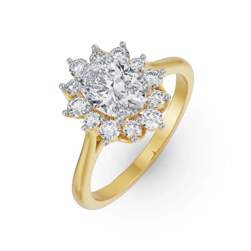 Royal Oval Cut Lab Grown Diamond Ring