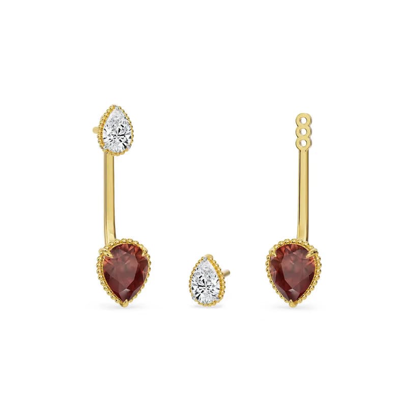 Ruby Rain Lab Grown Diamond Earrings