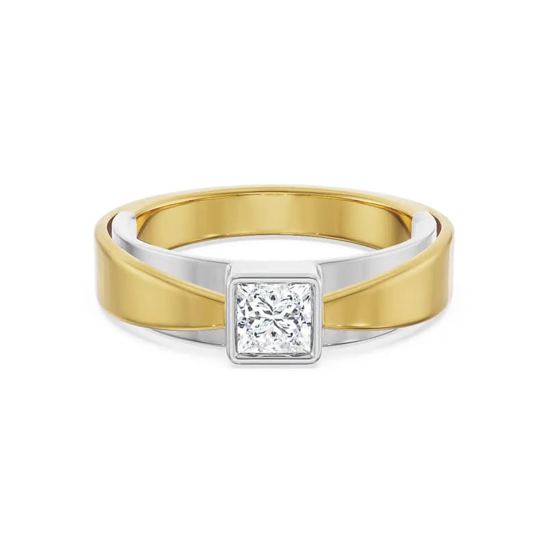 Ryan Squared Diamond Ring