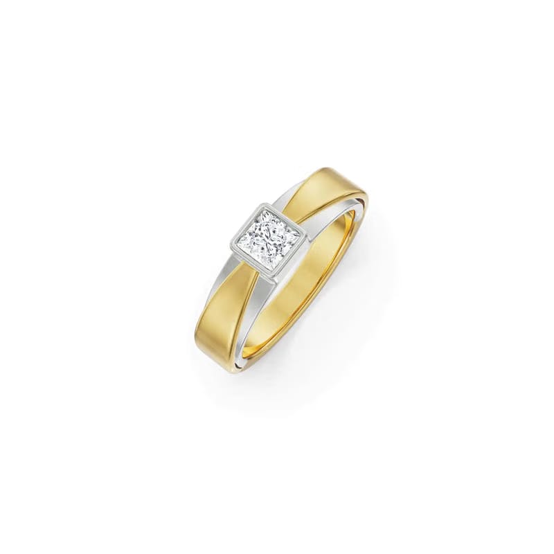 Ryan Squared Diamond Ring