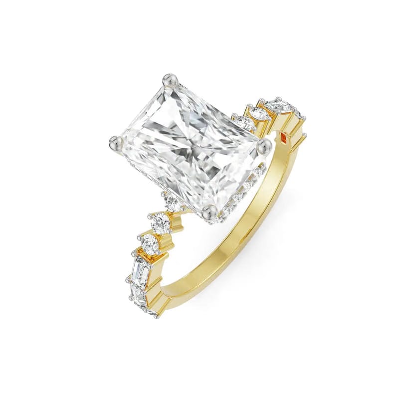 Saira Radiant Lab Diamond Engagement Ring