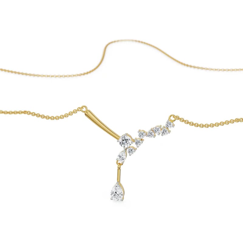 Saphie One Sided Diamond Necklace_in_stock