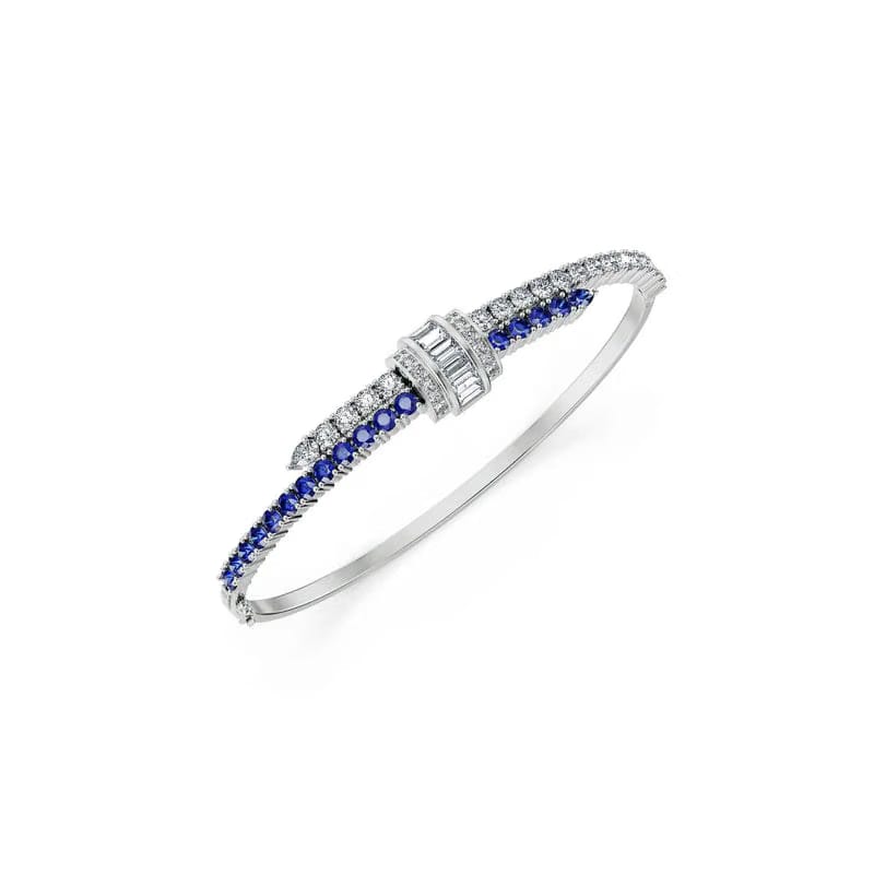 Sapphire Grace Lab Grown Diamond Bracelet