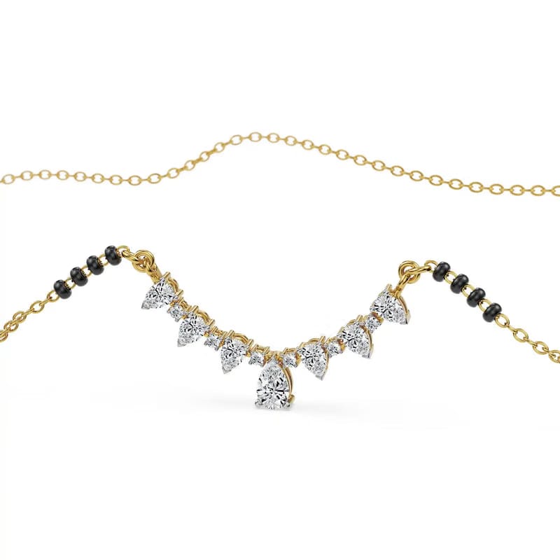Saptapadi Lab Grown Diamond Mangalsutra