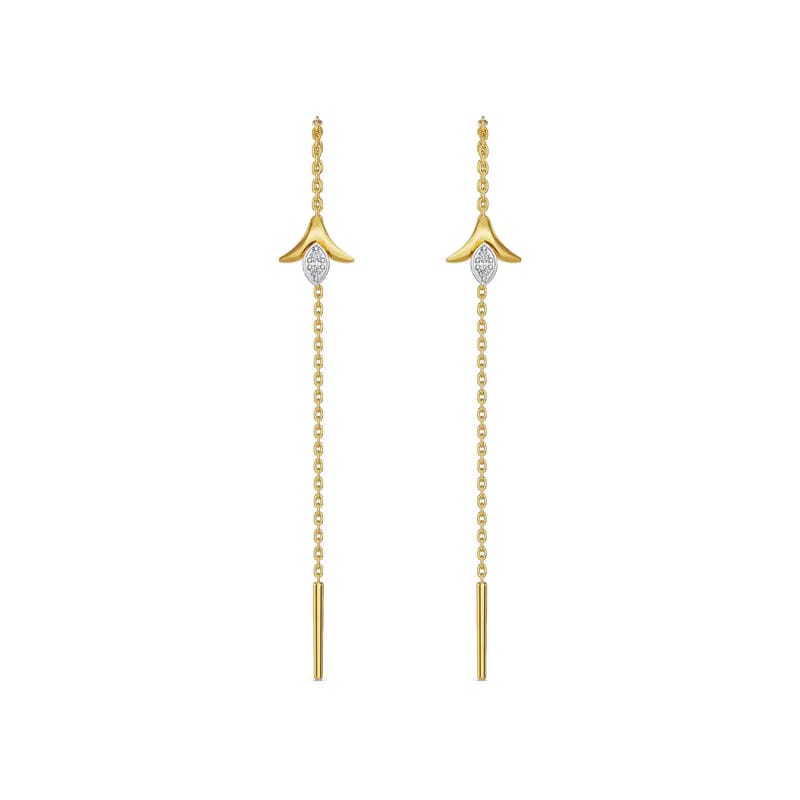 Sarayah Sui Dhaga Lab Grown Diamond Earrings
