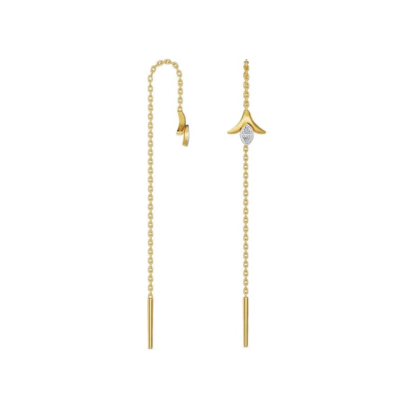 Sarayah Sui Dhaga Lab Grown Diamond Earrings