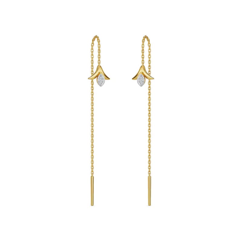 Sarayah Sui Dhaga Lab Grown Diamond Earrings