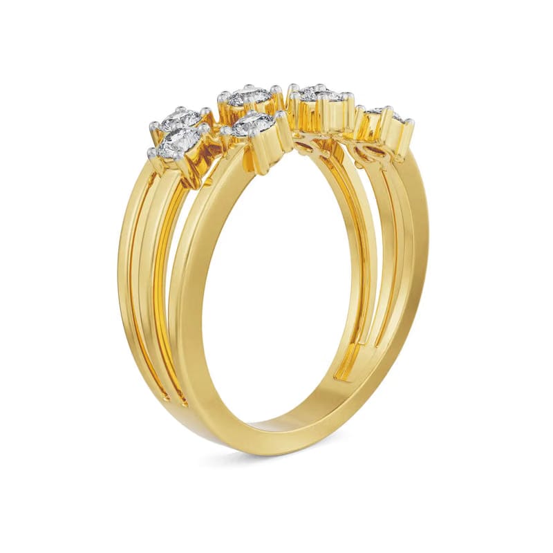 Scattered Lab Grown Diamond Band