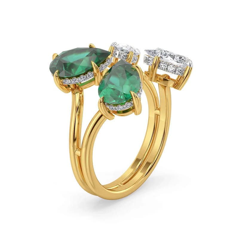 Seraphina Pear Lab Grown Diamond Ring