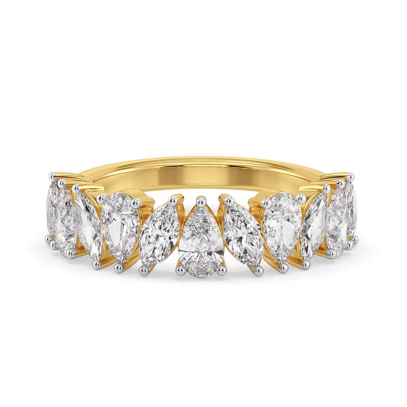 Serene Dew Drop Lab Grown Diamond Band