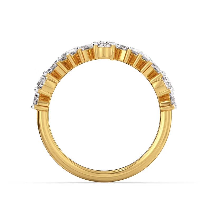 Serene Dew Drop Lab Grown Diamond Band 9KT