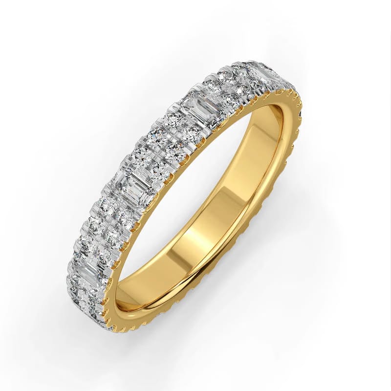 Sheryl Bold Lab Grown Diamond Band 9KT