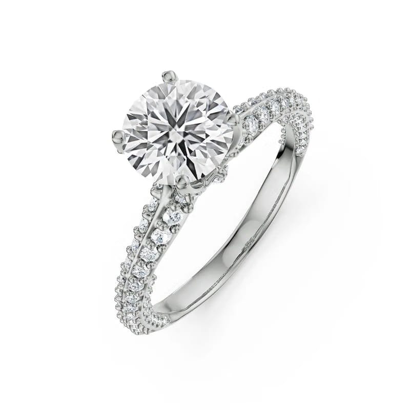Shimmer Lab Grown Diamond Solitaire Ring 9KT