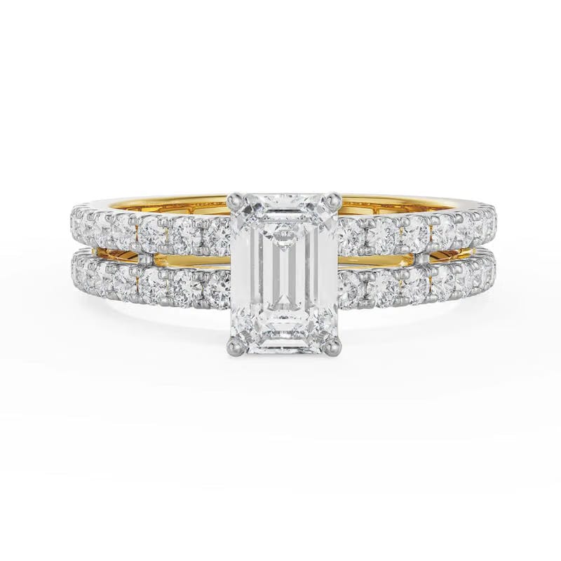 Shimmering Emerald Engagement Ring_in_stock