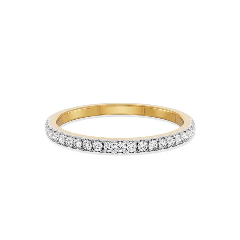 Shimmery Classic Lab Grown Diamond Band