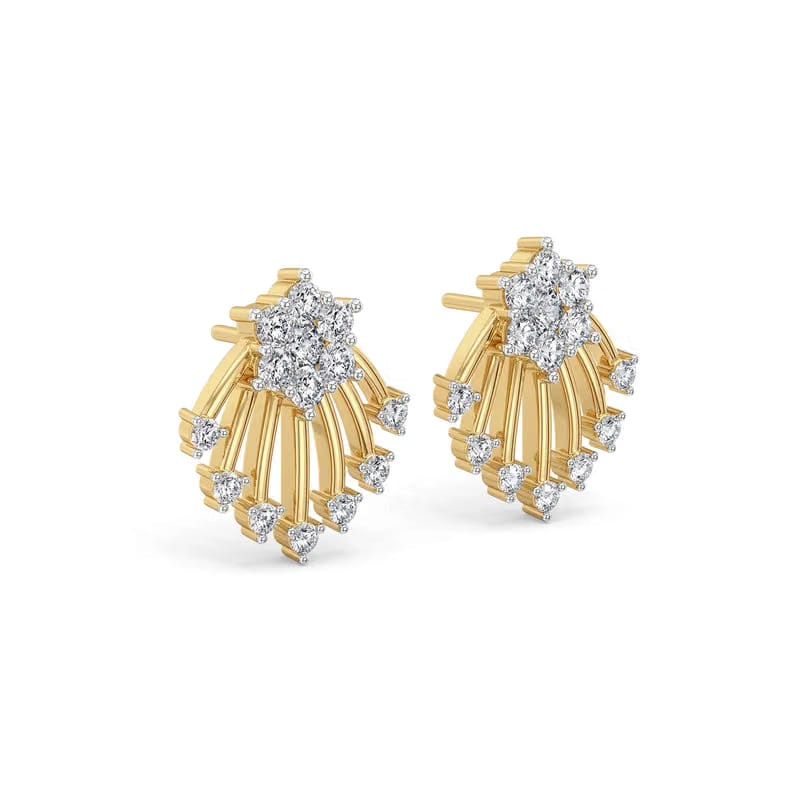 Shooting Star Lab Grown Diamond Earrings