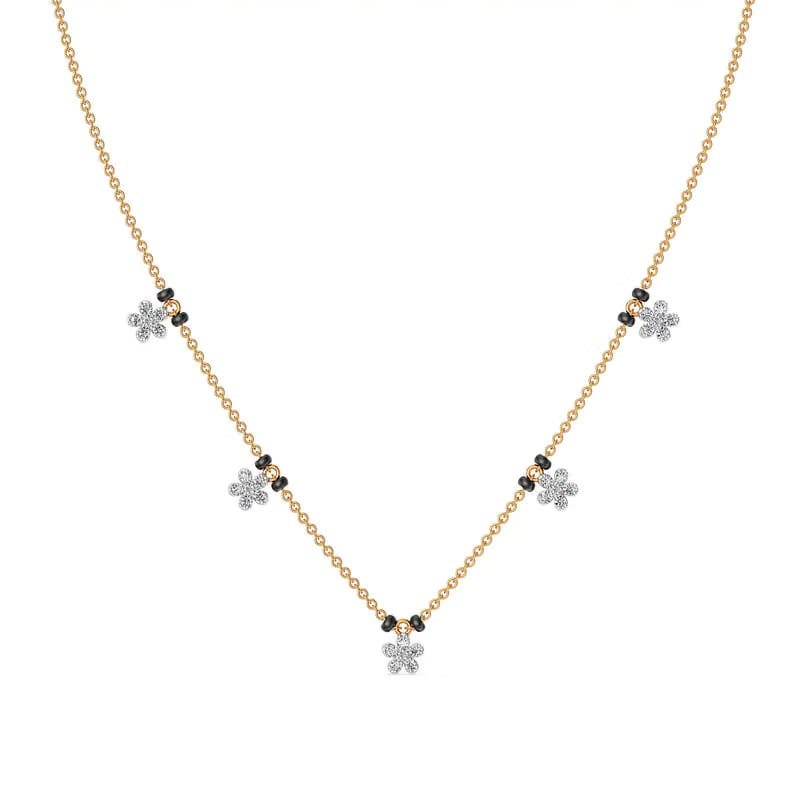 Sia Lab Grown Diamond Mangalsutra 9KT