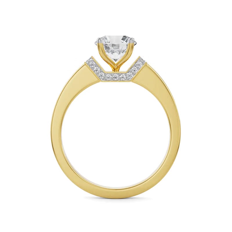 Sienna Round Lab Grown Diamond Ring