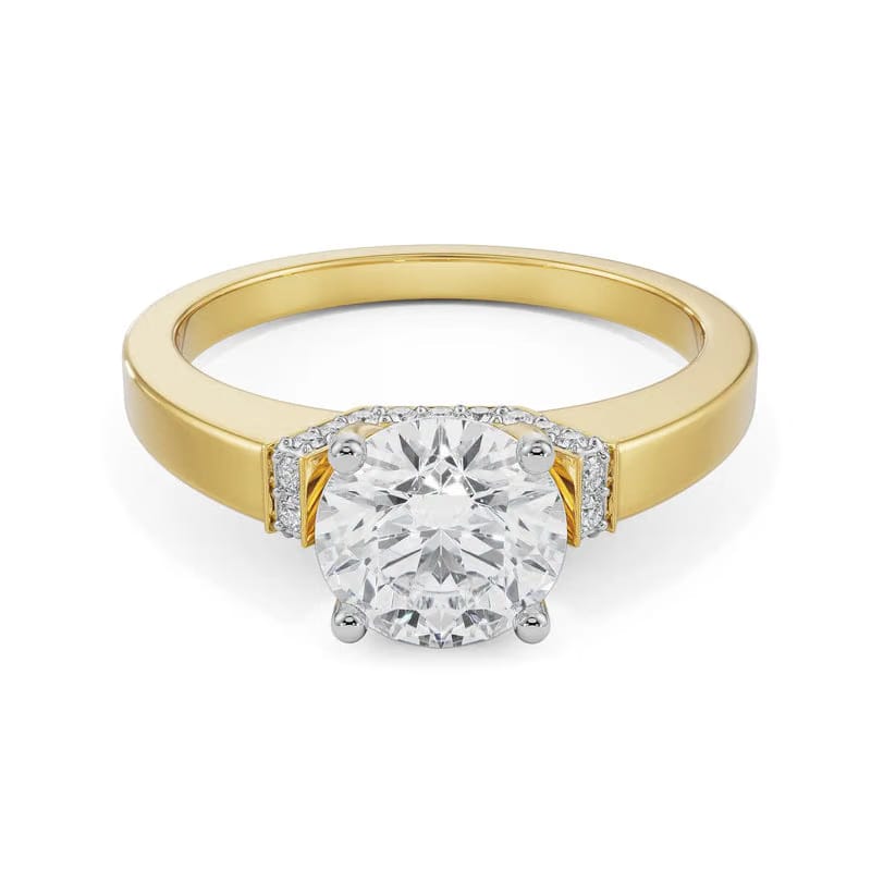 Sienna Round Lab Grown Diamond Ring 9KT