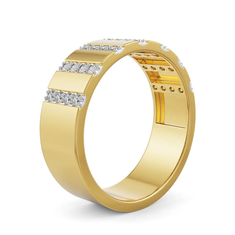 Sleek Enzo Lab Grown Diamond Ring for Men