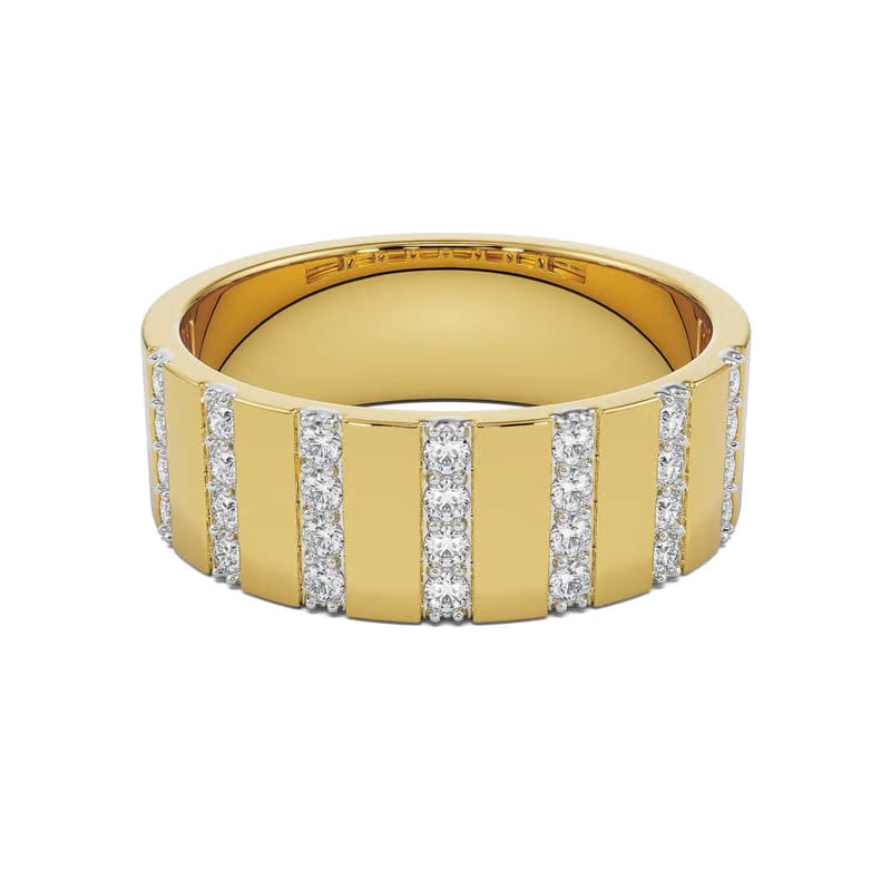 Sleek Enzo Lab Grown Diamond Ring for Men 9KT