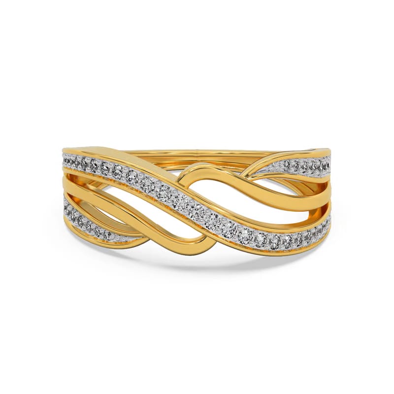 Sleek Lab Grown Diamond Ring 9KT