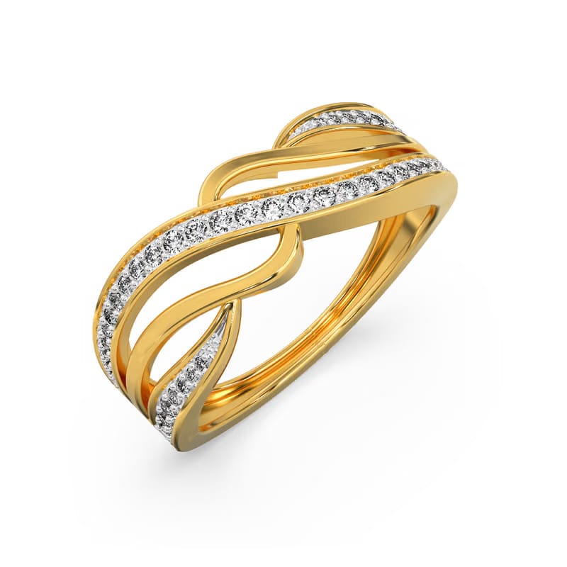 Sleek Lab Grown Diamond Ring 9KT
