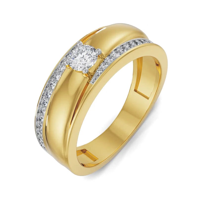 Sleek Line Pave Lab Grown Diamond Band