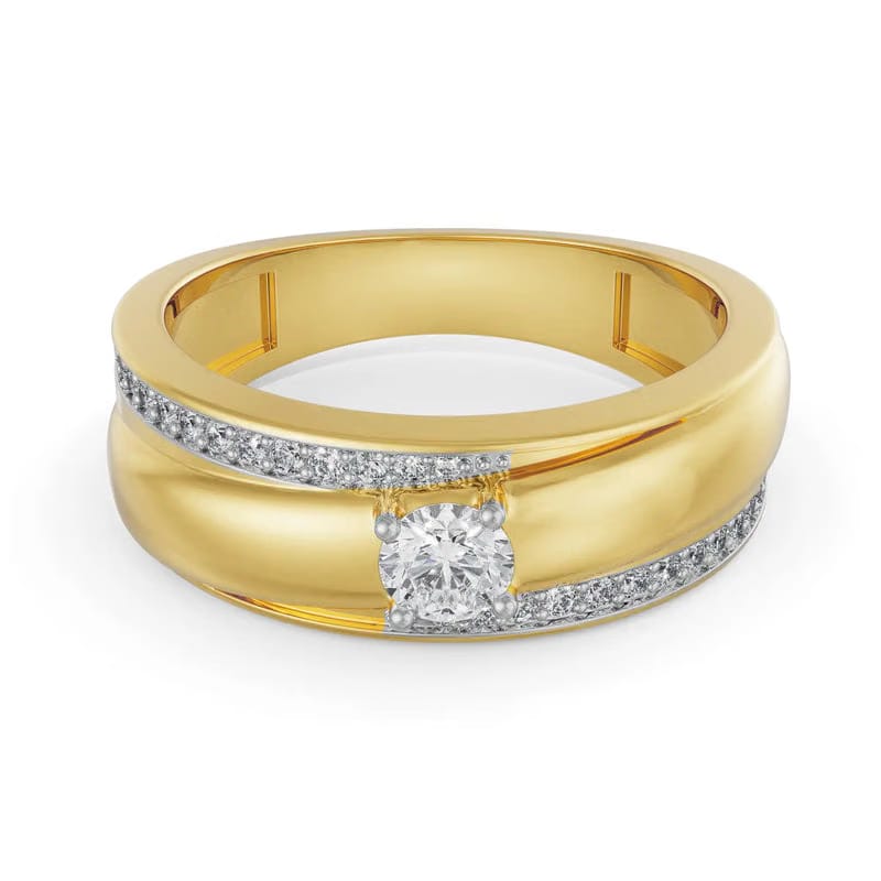 Sleek Line Pave Lab Grown Diamond Band
