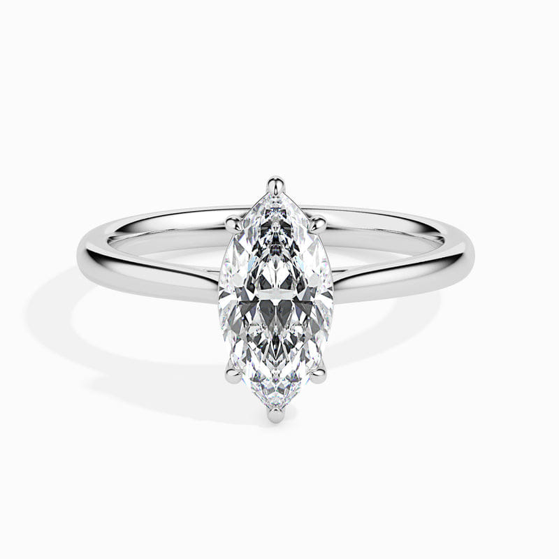 Sleek Marquise Solitaire Ring_in_stock