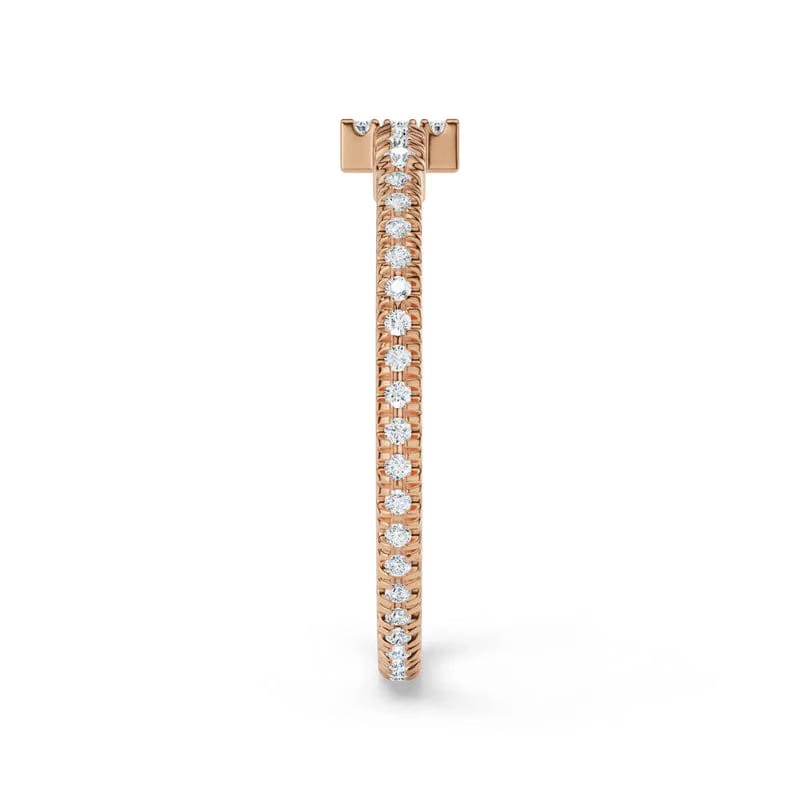 Sleek Narrow Lab Grown Diamond Band