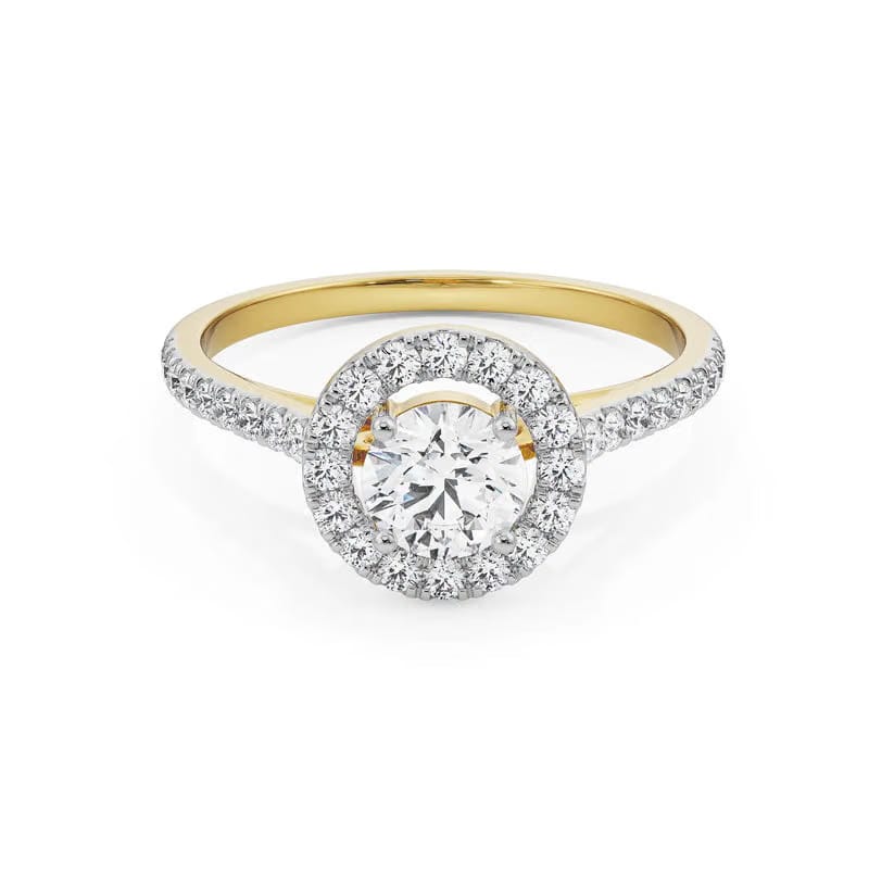 Sleek Valerie Lab Diamond Engagement Ring
