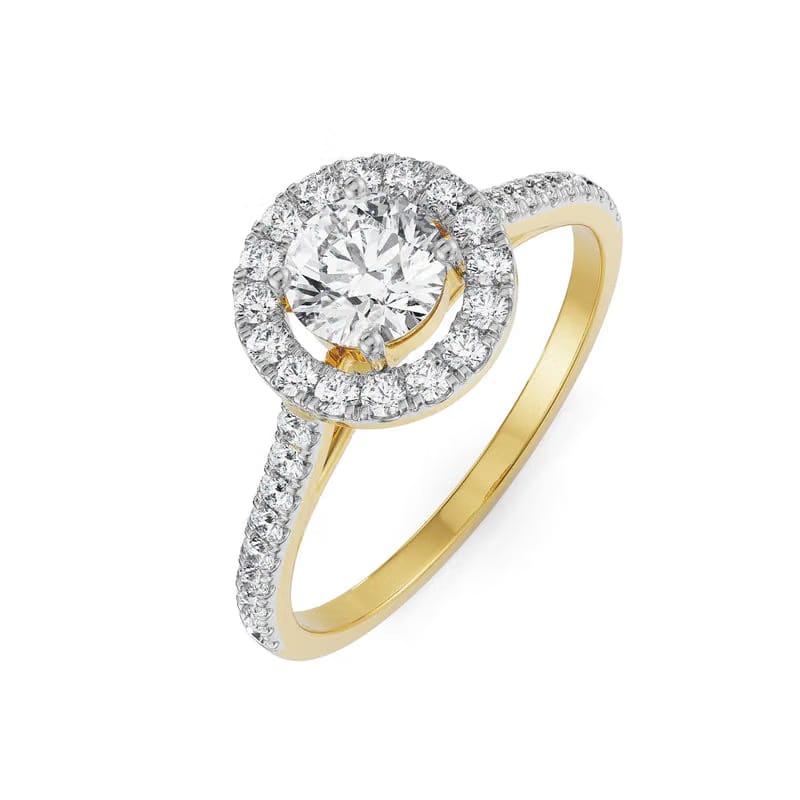 Sleek Valerie Lab Diamond Engagement Ring