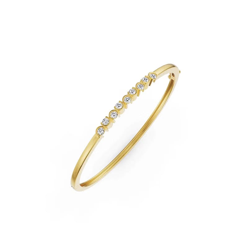 Sloane Dainty Round Lab Grown Diamond Bracelet