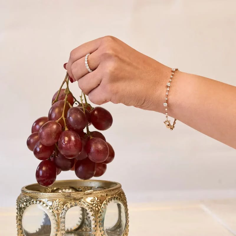 Spaced Tennis Lab Grown Diamond Bracelet 9KT
