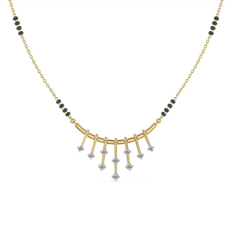 Sparkle Lab Grown Diamond Mangalsutra